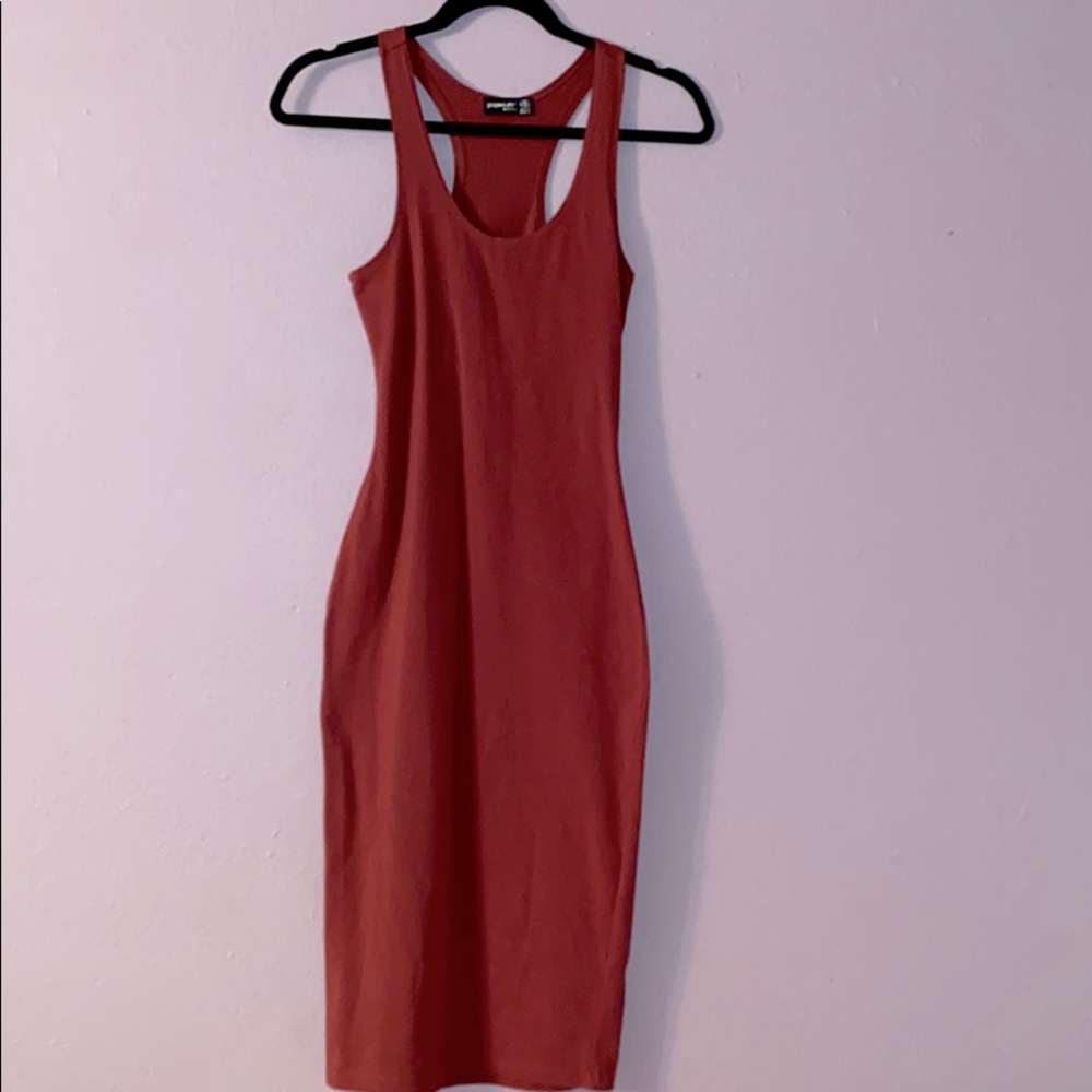 Solid Tank Top Bodycon Sleeveless Long Dress